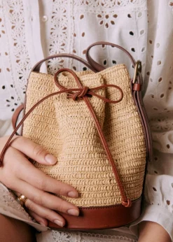 Bourse Mini Farrow Raphia-Sezane Hot