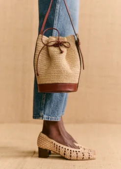Bourse Mini Farrow Raphia-Sezane Hot