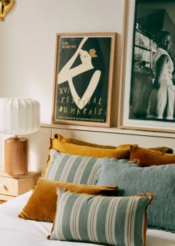 Coussin Rayures Amalfi -  Grand Modèle-Sezane Cheap