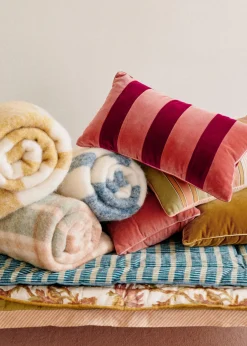 Coussin Rayures Velours - Petit Modèle-Sezane Flash Sale