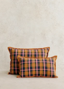 Coussin Tissé Madras -  Petit Modèle-Sezane Shop