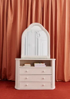 Ensemble De Chambre Vintage En :  porte Manteau, Commode Et Miroir-Sezane Online