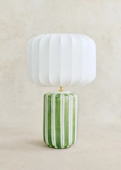 Lampe Mezzo - Rayé Vert-Sezane Online