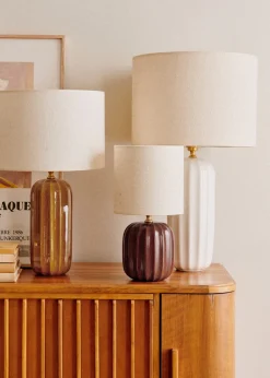 Lampe Traviata Petit Modèle - Acajou-Sezane Hot