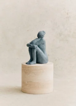 Sculpture Guénolée Courcoux - Femme Dans Ses Pensées Grand Modèle-Sezane Fashion