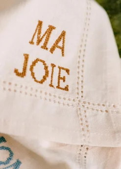 Set De 4 Serviettes - Les Mots Brodés-Sezane Sale