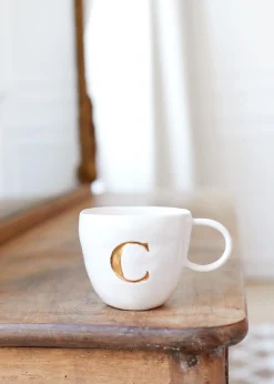 Sézane Maison - Mug Appolline Ecru-Sezane Sale