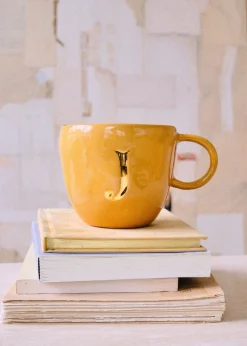 Sézane Maison - Mug Appolline Ocre-Sezane Fashion
