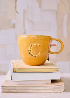 Sézane Maison - Mug Appolline Ocre-Sezane Fashion