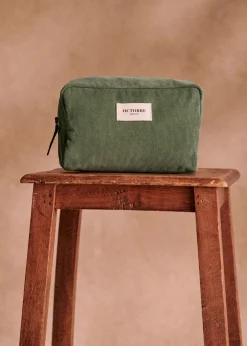 Trousse De Toilette Twyman Velours Côtelé-Sezane Shop